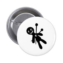 Poupée de vaudou badge