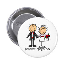 Pour toujours ensemble T-shirts et cadeaux Pin's Avec Agrafe