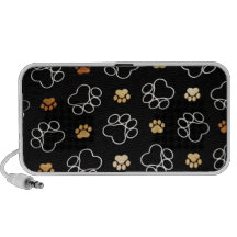 Poursuit des motifs de pas haut-parleurs iPod