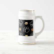 Poursuit des motifs de pas mugs
