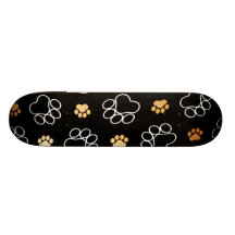 Poursuit des motifs de pas plateaux de skate