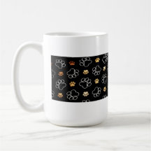Poursuit des motifs de pas tasse