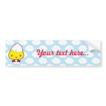 Poussin de Kawaii autocollants pour voiture