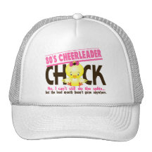 poussin de pom-pom girl des années 80 casquette