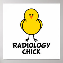 Poussin de radiologie affiches