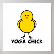 Poussin de yoga posters