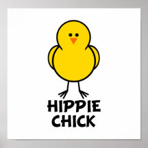 Poussin hippie posters