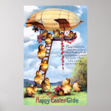 Poussins de déplacement posters