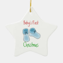 Premier Noël du bébé (garçon) Ornements