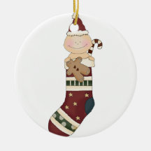 Premier ornement de Noël du bébé