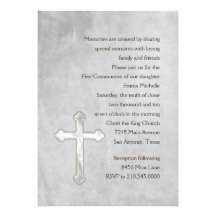 Première aquarelle de communion d'invitation