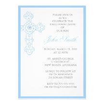 Première communion faire-part