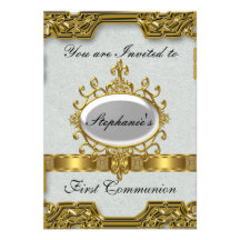 Première sainte communion invitations personnalisées