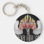 preto de fundo de logo porte-clef