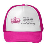 princesse casquettes de camionneur