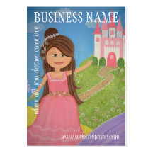 Princesse Castle Hang Tags et cartes de visite - r Cartes De Visite Professionnelles