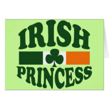 Princesse irlandaise cartes de vœux