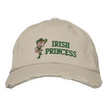Princesse irlandaise Embroidered Hat Chapeau Brodé