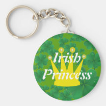 Princesse irlandaise Gold Crown Porte-clef