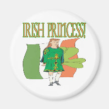 Princesse irlandaise magnets pour réfrigérateur