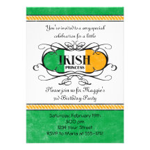 Princesse irlandaise Party Invitation