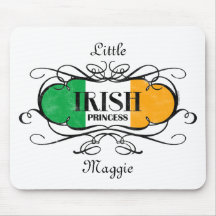 Princesse irlandaise Personalized Mousepad Tapis De Souris
