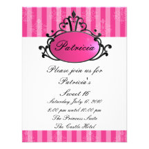 Princesse Name Filigree Faire-part