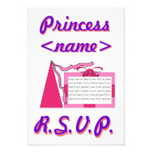 Princesse Pink/fête d'anniversaire chapeau rose de Faire-parts