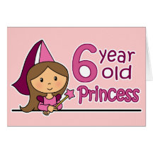 Prinzessin Age 6 Grußkarten
