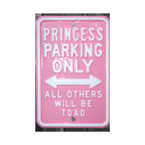 Prinzessin Sign Wrapped Canvas