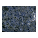 Prismes solides d'indigo de roche carte postale