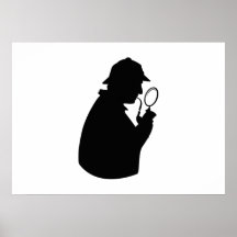 Private Investigator Silhouette Posters