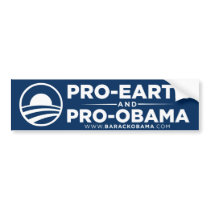 Pro-Erdeobama-Autoaufkleber
