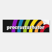 PROCRASTURBATOR ADHÉSIF POUR VOITURE
