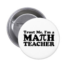 Professeur de maths pin's avec agrafe
