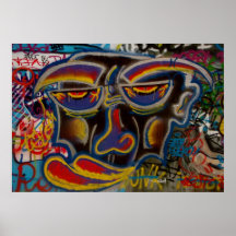 Profil coloré affiches