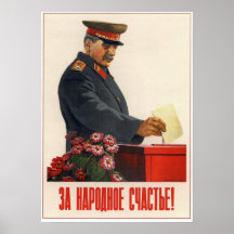 Propagande soviétique Stalin 1950 de l'URSS Affiches