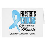 Prostatakrebs-Bewusstseins-Monats-Schmutz-Band Karte