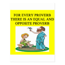 proverbe de proverbe carte postale