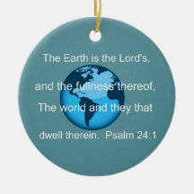 Psalm-24:1 Ornamente