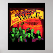Publikum vom Höllen-Theater-Plakat