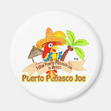 Puerto Penasco Mexiko Papagei Kühlschrankmagnete