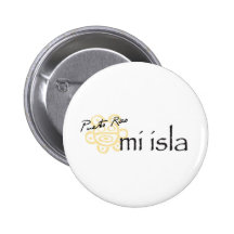 Puerto Rico MI Isla Anstecknadelbuttons