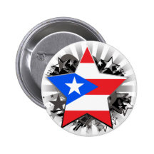 Puerto- Ricostern Button
