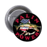 Puissance de Palin Pin's Avec Agrafe