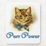 Puissance de ronronnement tapis de souris