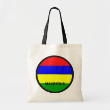 Qualität Mauritius Roundel Flagge Einkaufstasche