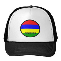 Qualität Mauritius Roundel Flagge Retromütze