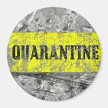 Quarantäne-Magnet Kühlschrankmagnet