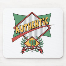 Quarantième cadeaux d'anniversaire d'Athentic Tapis De Souris